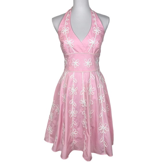 Lilly Pulitzer NWT Willa Garden Dress Embroidery Shell Pink Size 2 - Picture 1 of 14